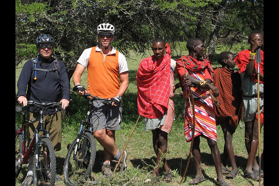 Cycling in Tanzania safari