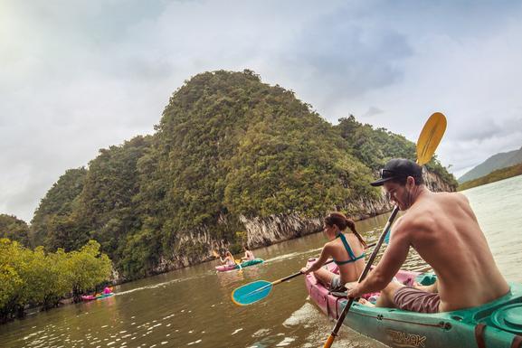 Kayaking in Thailand