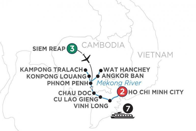 Cai Be Cu Chi Tunnels Fascinating Vietnam, Cambodia & the Mekong River (Southbound) Trip