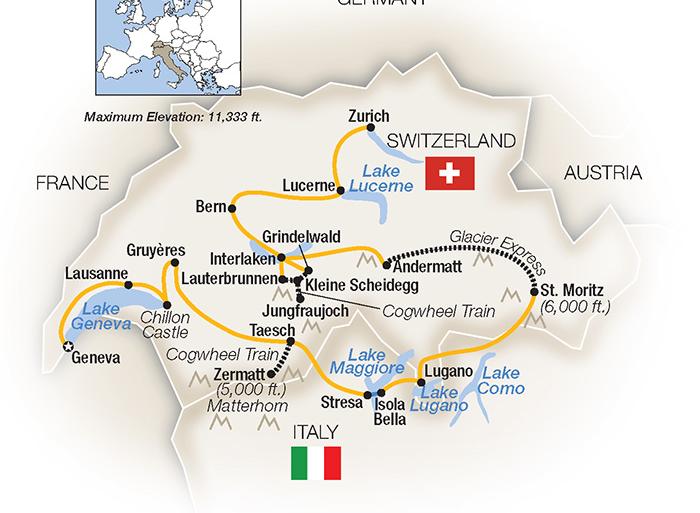 Lucerne St. Moritz Switzerland: Europe's Crown Jewel 2022 Trip
