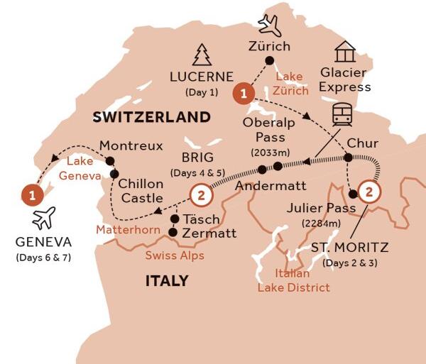 Alps Geneva Magical Switzerland (Winter 2019 2020) Trip