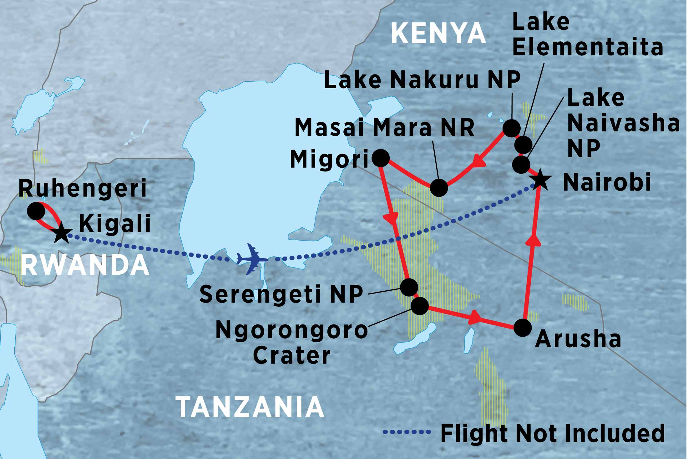 Lake Nakuru National Park Nairobi Serengeti & Silverbacks Trip