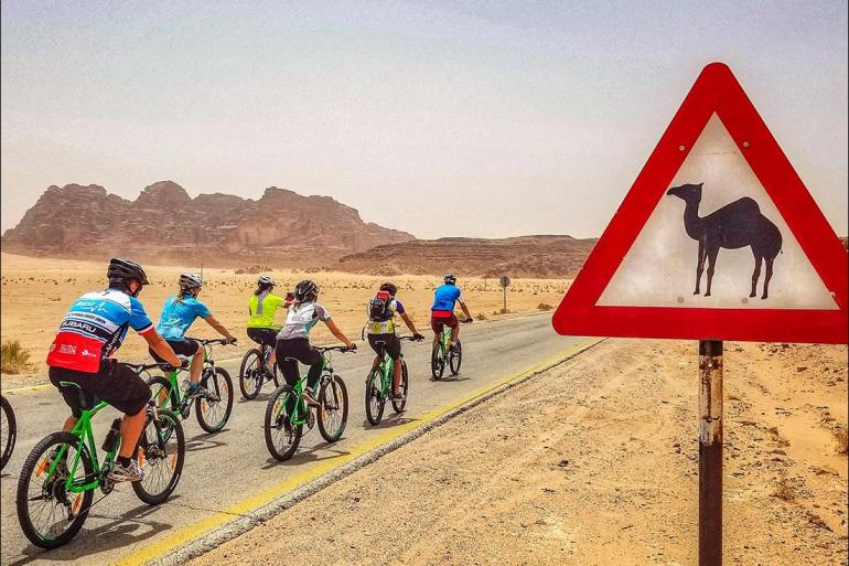 Cultural Adventure & Adrenaline Cycle Jordan: Petra & Wadi Rum package
