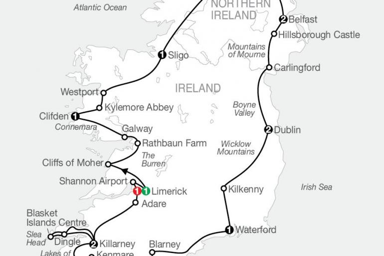 Belfast Connemara Scenic Ireland Trip