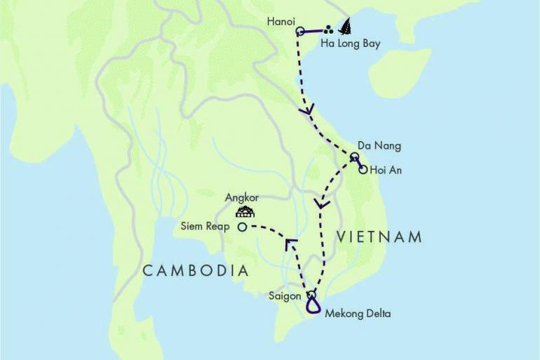 Hanoi Hoi An  Vietnam & Angkor- Premium Adventure Trip