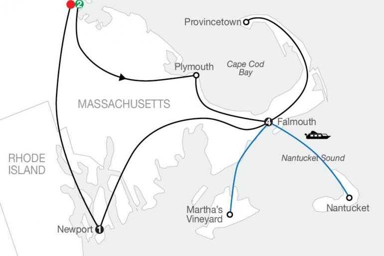 Boston Plymouth Cape Cod & the Islands Trip