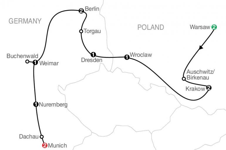 Auschwitz Berlin Poland, East Germany & World War II Trip