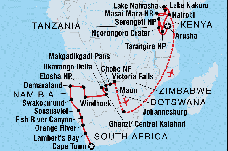 Etosha National Park Johannesburg Africa Experience Trip