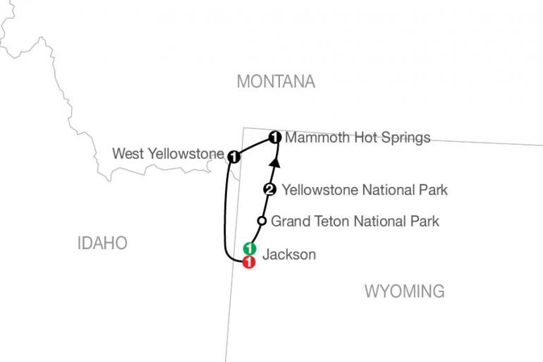 Idaho Montana Yellowstone Winter Wonderland Trip