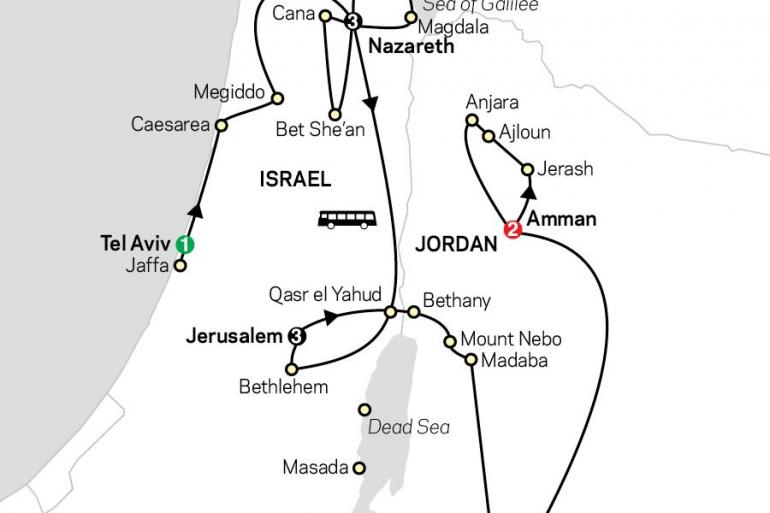 Ajloun Amman Holy Land Discovery with Jordan - Faith-Based Travel - Catholic Itinerary Trip