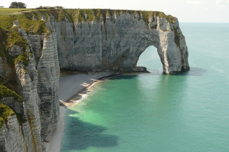 Erosion Limestone Normandy, France