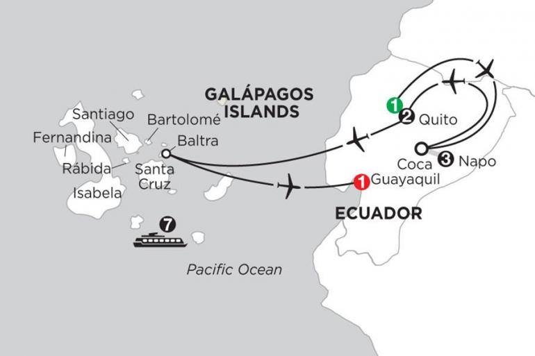Guayaquil Isabela Island Cruising the Galápagos on board the Coral - 7 Night cruise with Ecuador's Amazon Trip