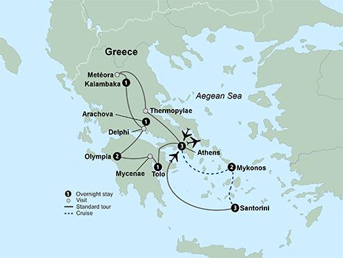 Mycenae Mykonos Exploring Greece and Its Islands featuring Classical Greece, Mykonos & Santorini Trip