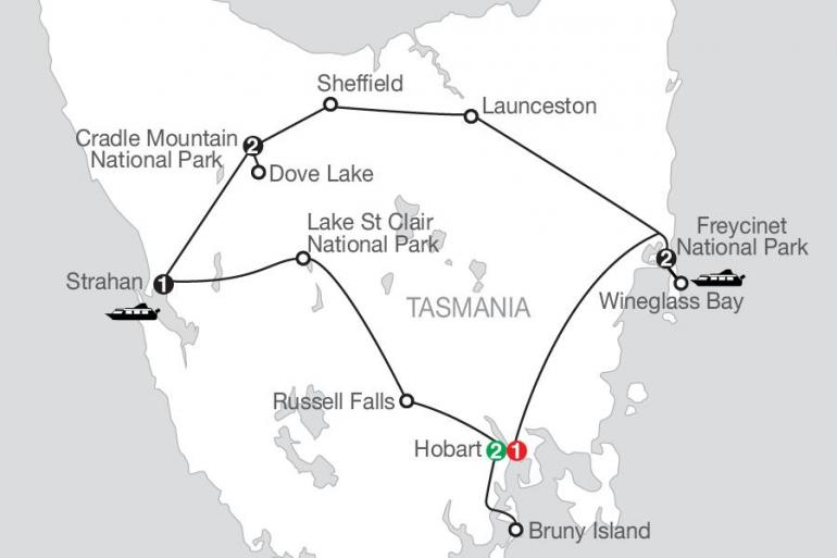 Rugged Tasmania tour
