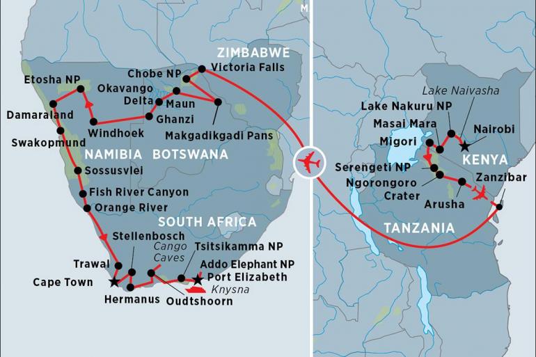 Chobe National Park Johannesburg Grand Africa: Nairobi to Port Elizabeth Trip