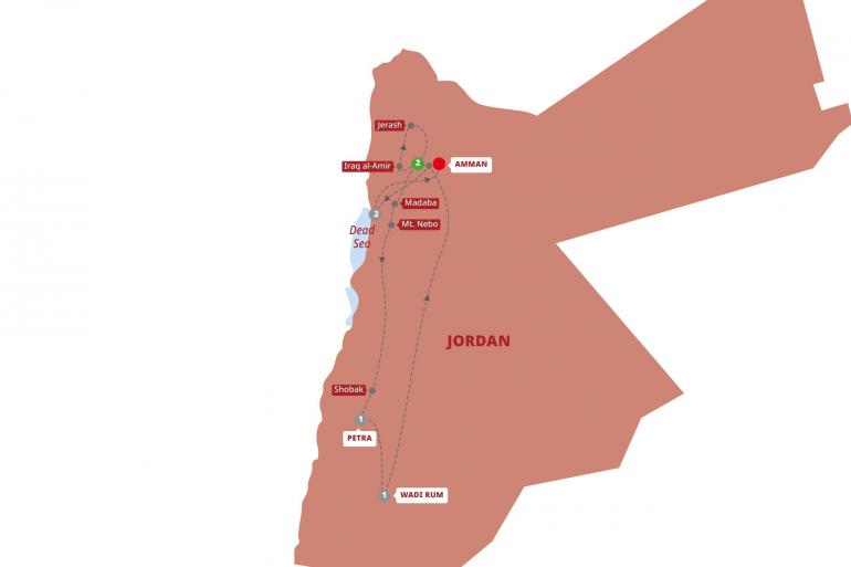 Cultural Culture Jordan Experience (Women Only, with Dead Sea Extension) package
