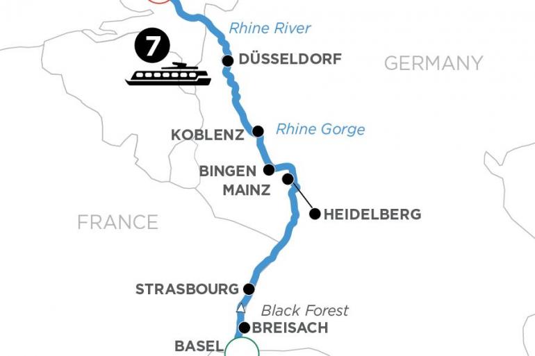 Active & Discovery on the Rhine (Northbound) tour