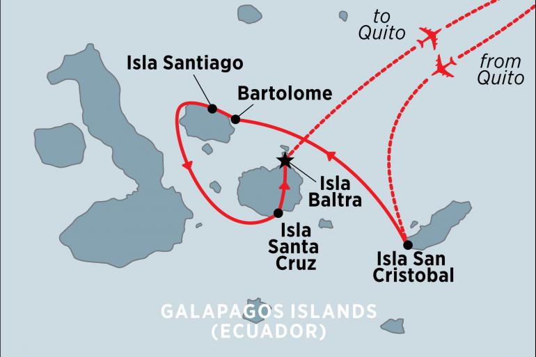 Galapagos Islands Isla Santiago Galapagos Encounter: Central Islands  (Grand Queen Beatriz) Trip