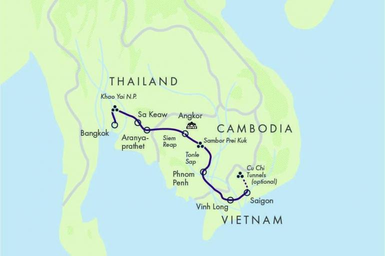 Phnom Penh Saigon Cycle Indochina & Angkor- Premium Adventure Trip