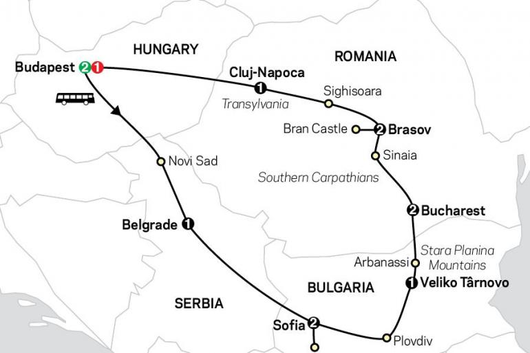 Belgrade Brasov Treasures of the Balkans & Transylvania Trip