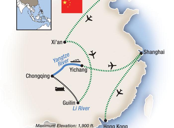 Beijing Guilin China, the Yangtze River & Hong Kong 2024 Trip