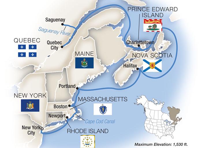 Small Ship Cruise Culture Shores of Eastern Canada and New England - Northbound 2025 package