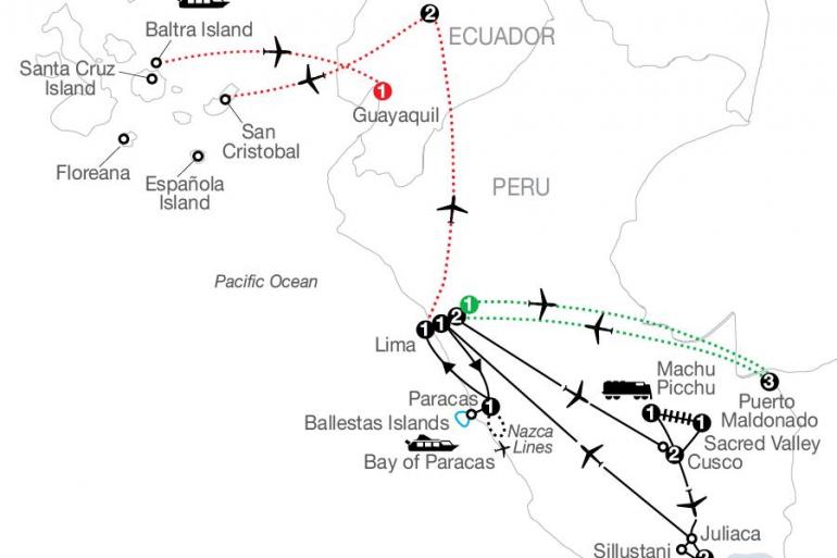 Cusco Galapagos Islands Legacy of the Incas with Peru's Amazon & Galápagos Cruise Trip