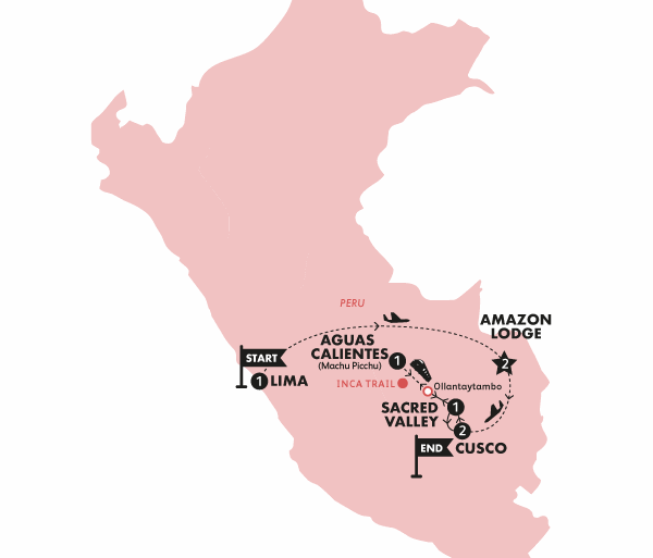 Aguas Calientes Cusco Peruvian Highlights (Train To Machu Picchu) Trip
