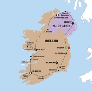 Belfast Dublin Irish Experience Trip