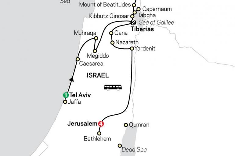 Amman Bethlehem Biblical Israel - Faith-Based Travel - Protestant Itinerary Trip