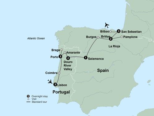 Lisbon Pamplona Flavors of Portugal & Spain: featuring the Douro and Rioja Wine Regions - 2024 Trip