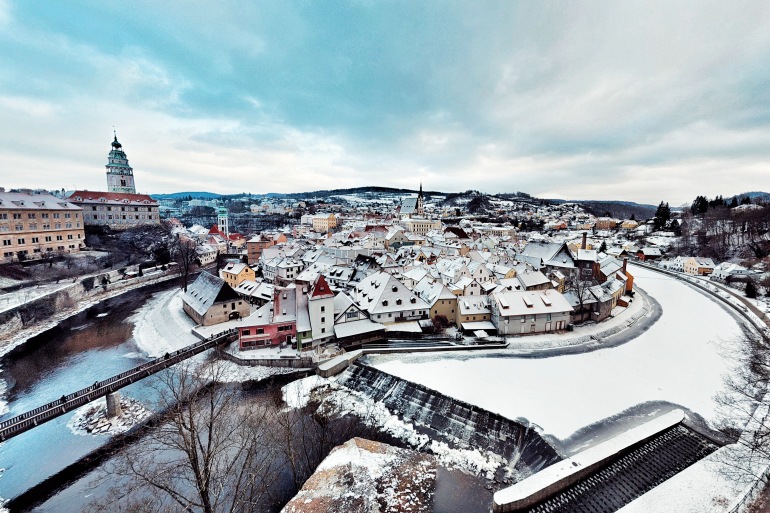 Beautiful city view, Český Krumlov