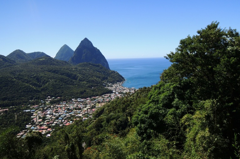 Beautiful landscape mountain view blue sea Saint Lucia-Caribbean-106120_1920_processed