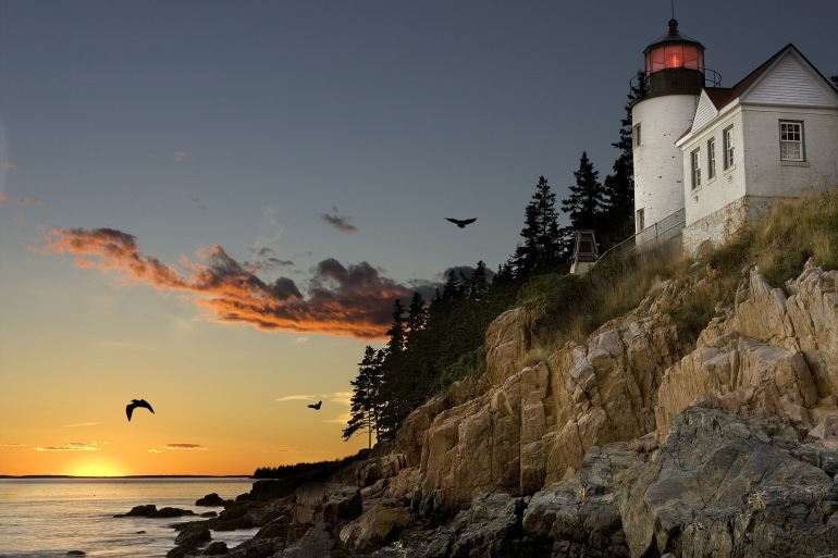 Lighthouse bar harbour-United States-540792-P