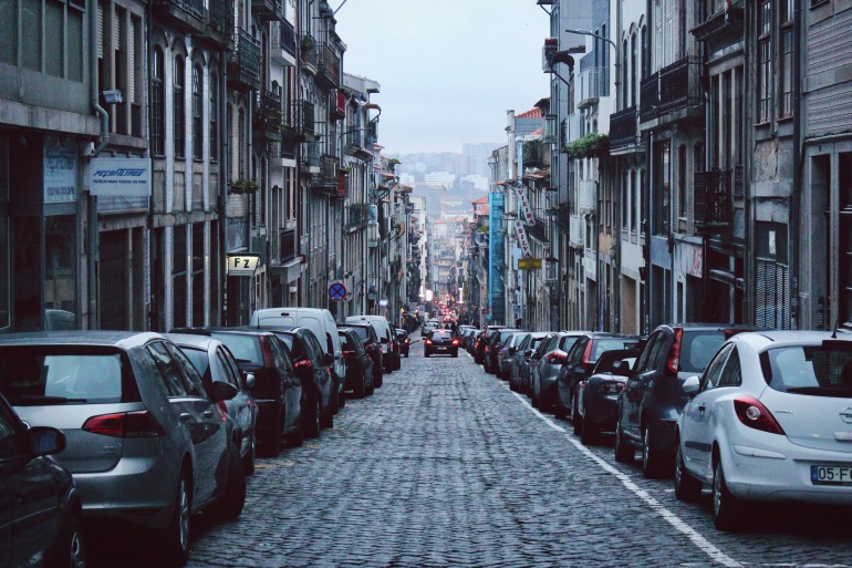 Street view of Porto, Portugal
