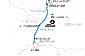 The Best of the Rhine with 2 Nights in Frankfurt