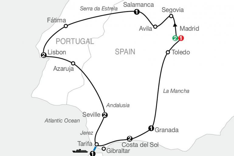 Granada Jerez Iberian Discovery & Morocco Trip