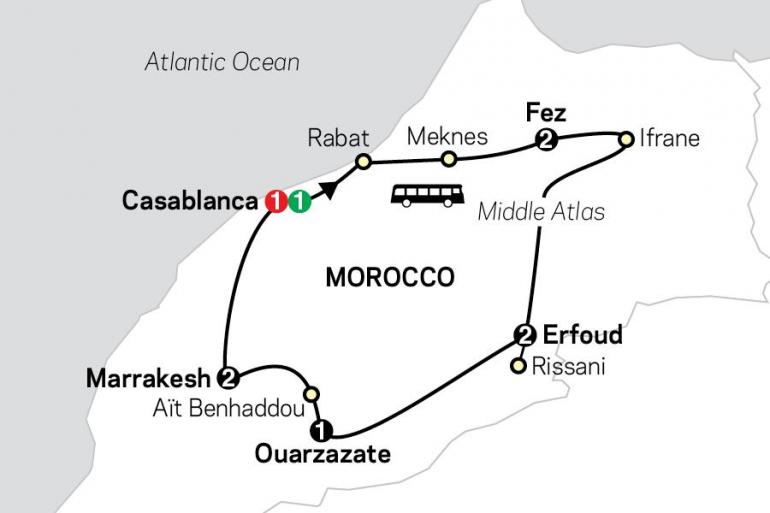 Ait Benhaddou Casablanca Highlights of Morocco Trip