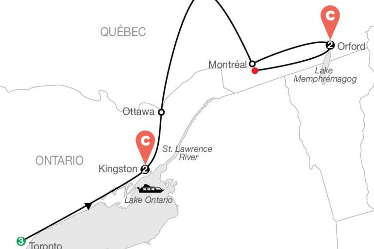 Montreal Niagara Falls Mad About Mounties: Eastern Canada By Design with Pre-tour Toronto Trip