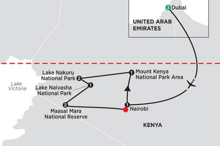 Dubai Lake Nakuru National Park On Safari in Kenya with Dubai Trip