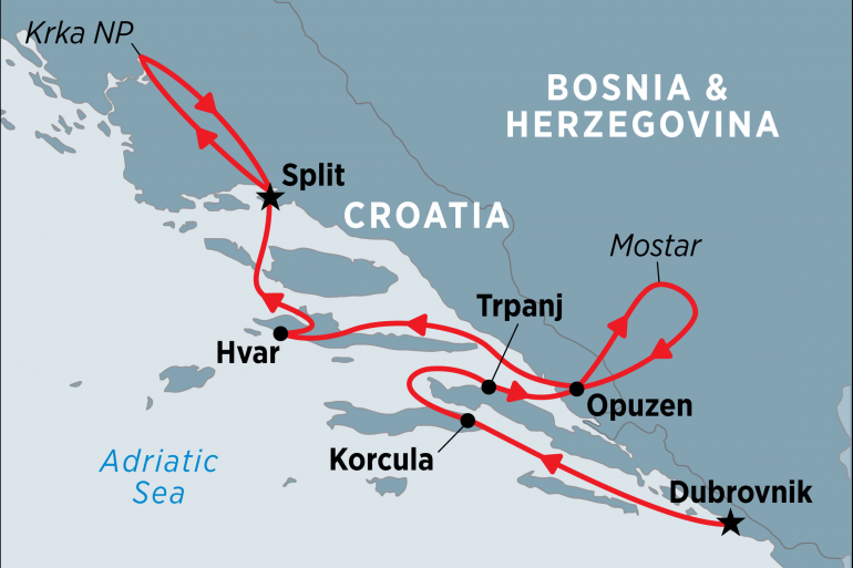 Cultural Culture Croatia Coastal Cruising: Dubrovnik to Split (Peregrine Dalmatia) package