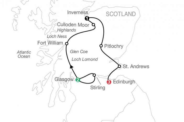 Edinburgh Glasgow Scottish Escape Trip