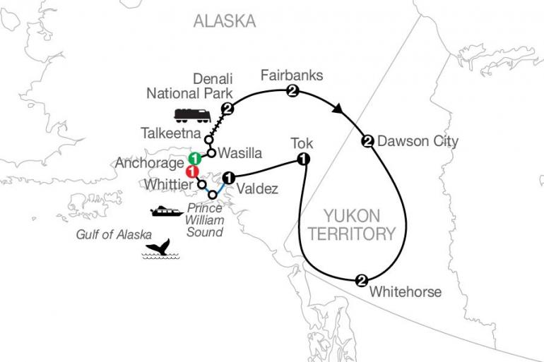Alaska Anchorage Ultimate Alaska & the Yukon Trip