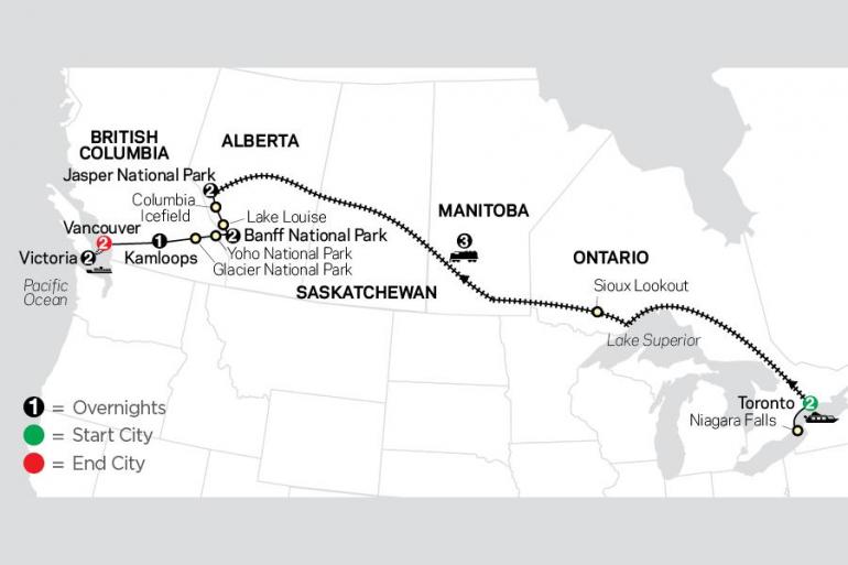 Alberta Banff National Park Canadian Train Odyssey Trip