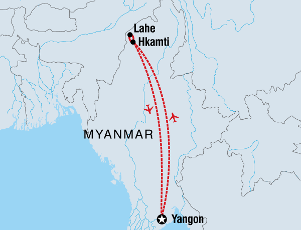 Mandalay Rangoon Expedition - Myanmar's Naga Festival Trip