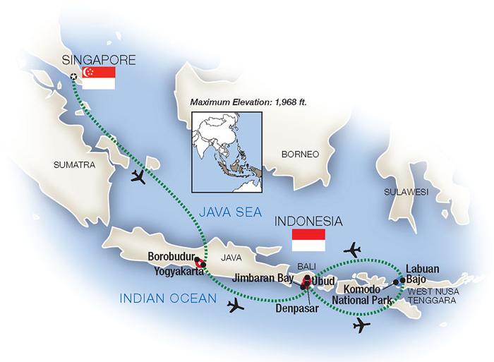 Cultural Culture Kingdoms & Dragons: Singapore to Bali 2021 package