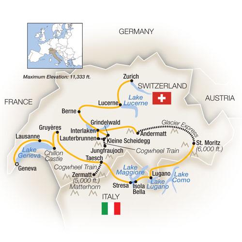 Switzerland: Europe's Crown Jewel 2019 tour