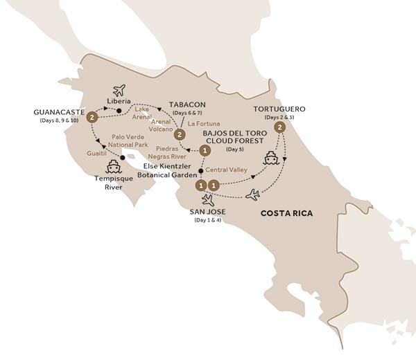 Arenal Volcano Guanacaste Indulgence in Costa Rica with Tortugero (Summer 2018) Trip