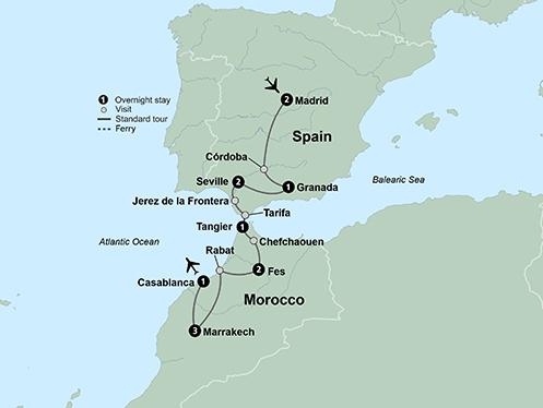 Fes Granada Spain & Morocco  - 2023 Trip