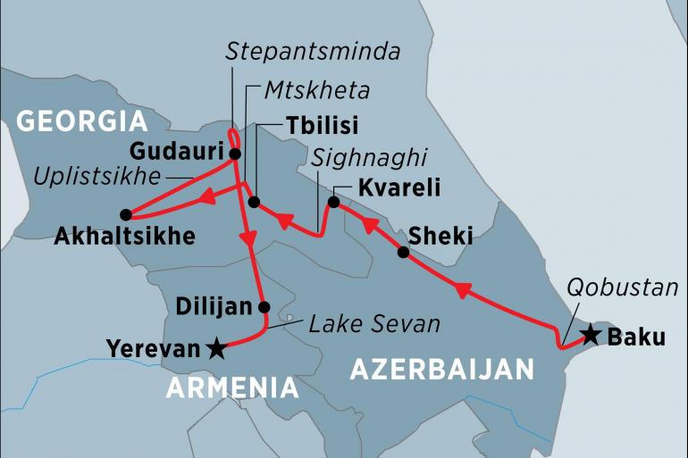 Cultural Adventure & Adrenaline Explore Azerbaijan, Georgia & Armenia package